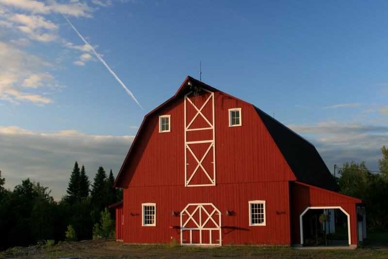 Barn Roof Murals in Winter