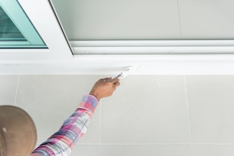 Painting of siding and trim