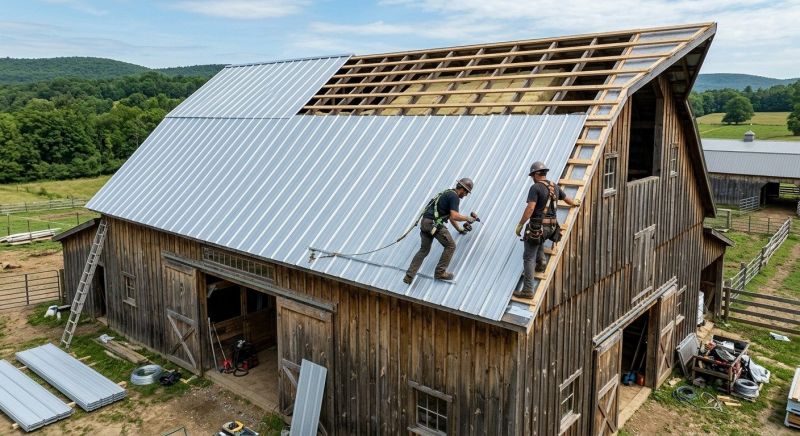 Metal Roof Painting